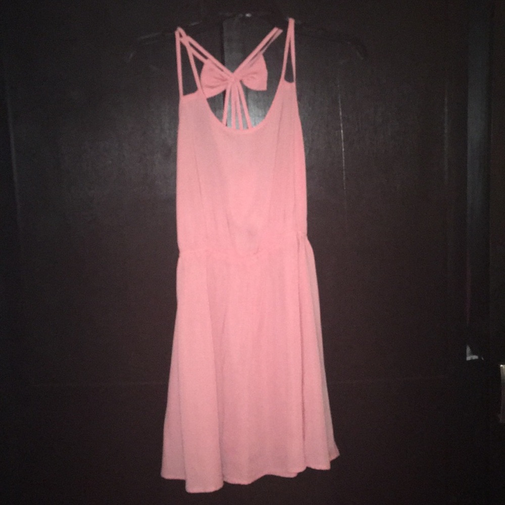 Coral dress